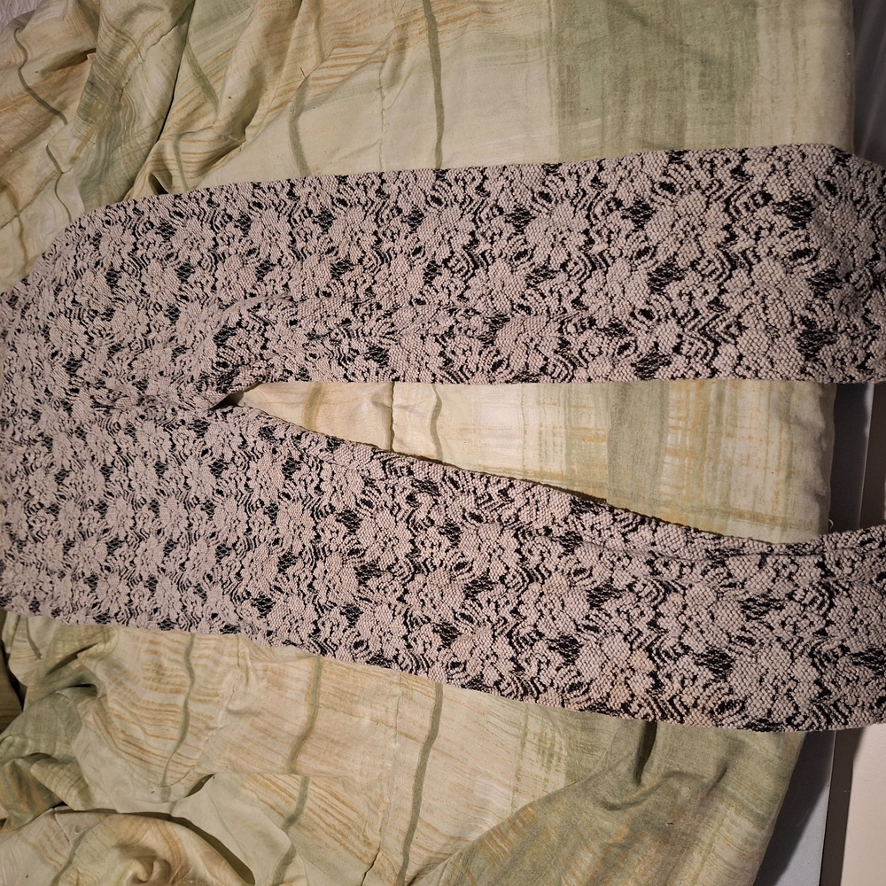 Black and White Patterned Pants